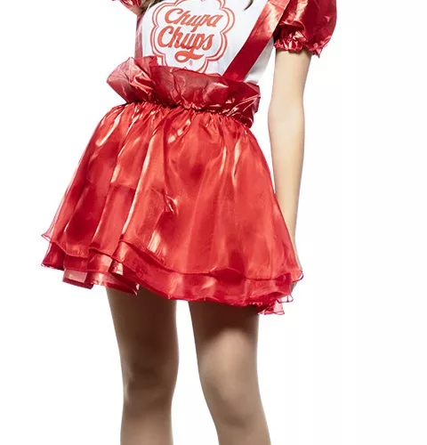 Photo du produit Déguisement robe Chupa Chups rouge femme