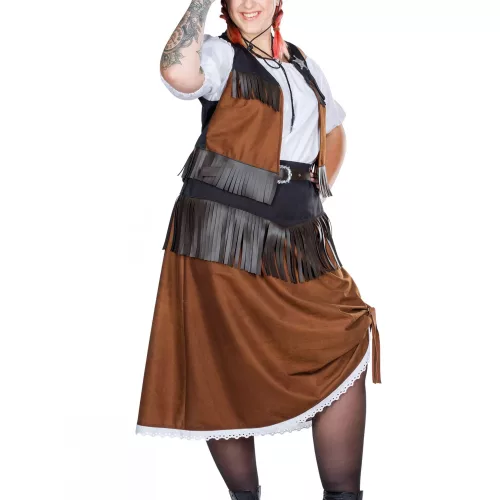 Photo du produit Déguisement robe de cowgirl grande taille femme