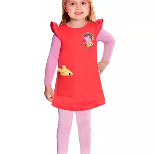 Photo du produit Déguisement robe Peppa Pig fille