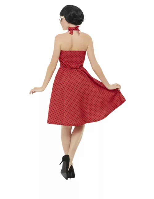 Photo du produit Déguisement rockabilly 50's rouge femme