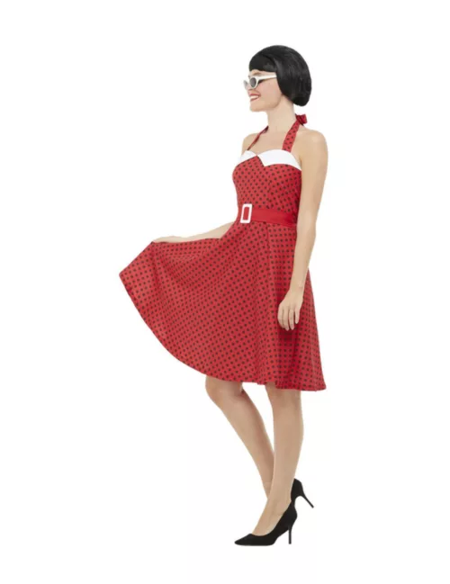 Photo du produit Déguisement rockabilly 50's rouge femme