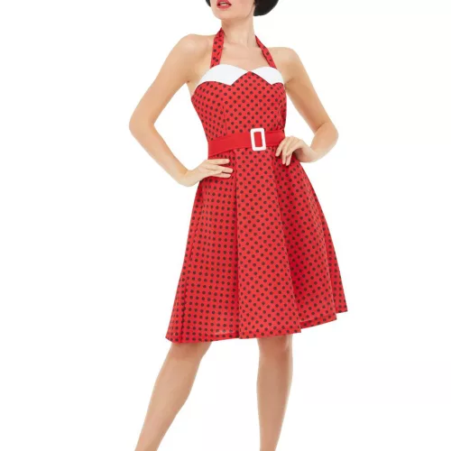 Photo du produit Déguisement rockabilly 50's rouge femme