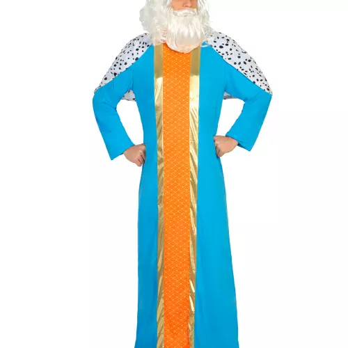 Photo du produit Déguisement roi mage basique bleu adulte