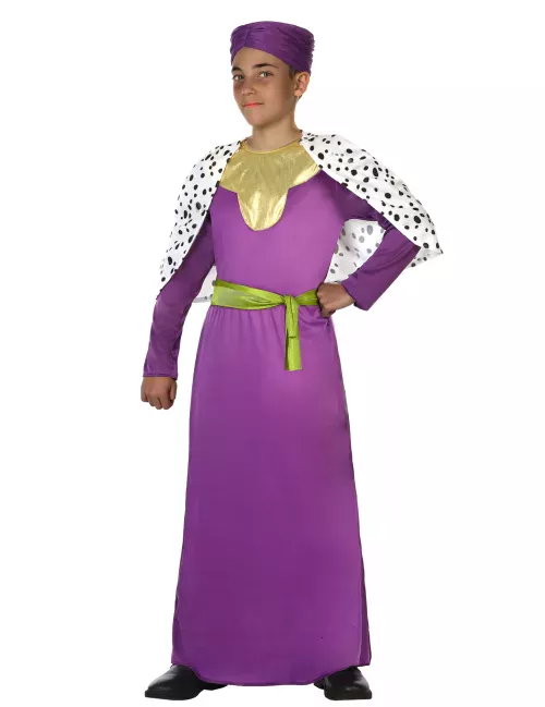 Photo du produit Déguisement roi mage violet enfant