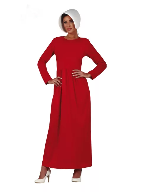 Photo du produit Déguisement servante rouge femme