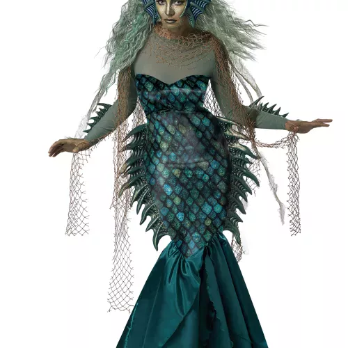 Photo du produit Déguisement sirène malfaisante luxe femme
