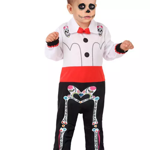Photo du produit Déguisement squelette Dia de los muertos bébé
