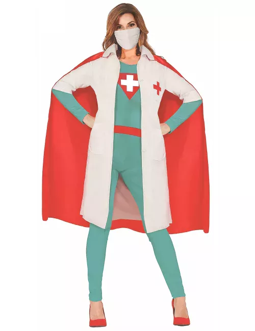 Photo du produit Déguisement super docteur femme