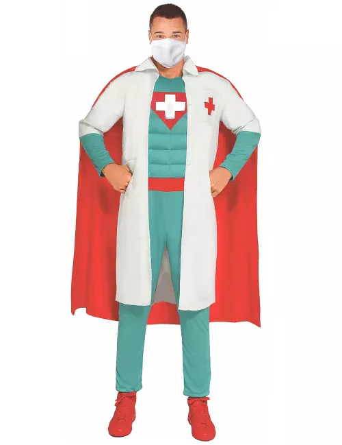 Photo du produit Déguisement super docteur homme