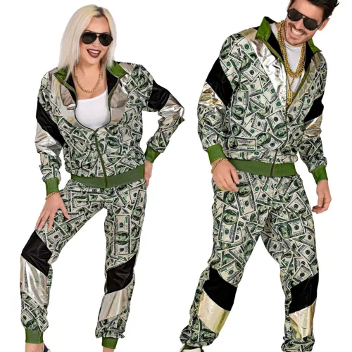 Photo du produit Déguisement survêtement billet dollar adulte