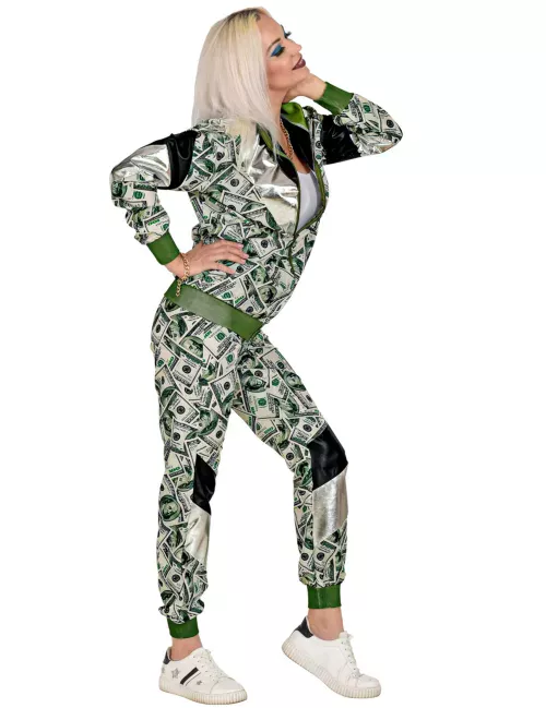 Photo du produit Déguisement survêtement billet dollar adulte