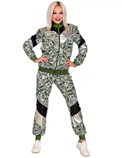 Photo du produit Déguisement survêtement billet dollar grande taille