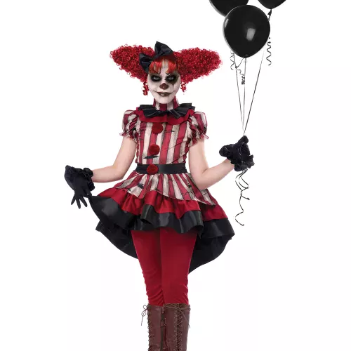 Photo du produit Déguisement vilain clown luxe fille