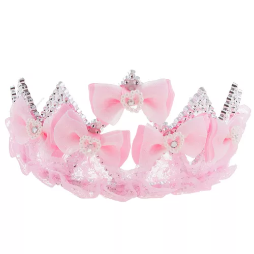 Photo du produit Diadème noeuds papillon roses enfant