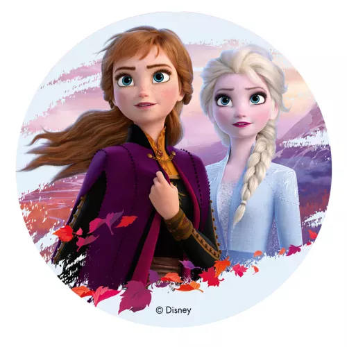 Photo du produit Disque en azyme La Reine des Neiges 2 20 cm