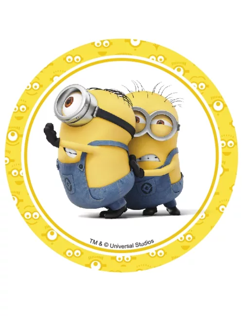 Photo du produit Disque en azyme Les Minions 14,5 cm