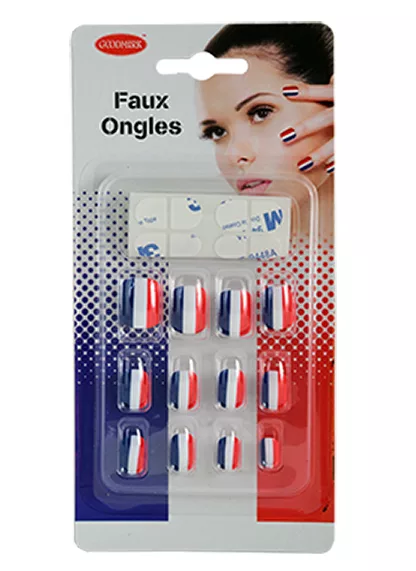 Photo du produit Faux ongles supporter France femme