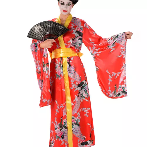 Photo du produit Déguisement Geisha rouge femme