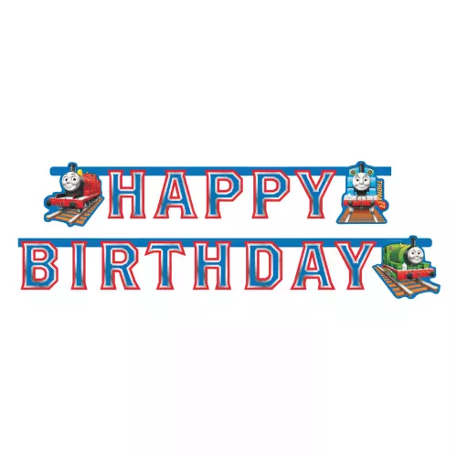 Photo du produit Guirlande en carton Happy Birthday Thomas et ses amis 180 x 15 cm