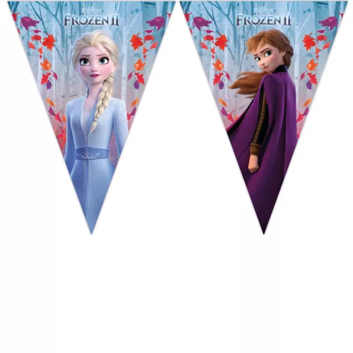 Photo du produit Guirlande fanion La Reine des Neiges 2 230 x 25 cm