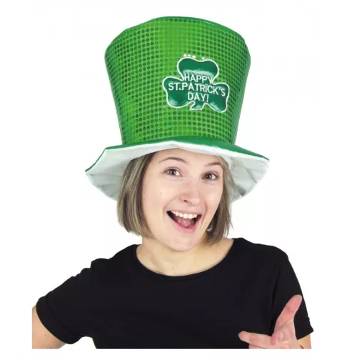Photo du produit Haut de forme happy St Patrick's day vert adulte
