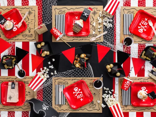 Photo du produit Kit à cupcake fête de pirate 4,8 x 7,6 x 4,6 cm - 20 cm