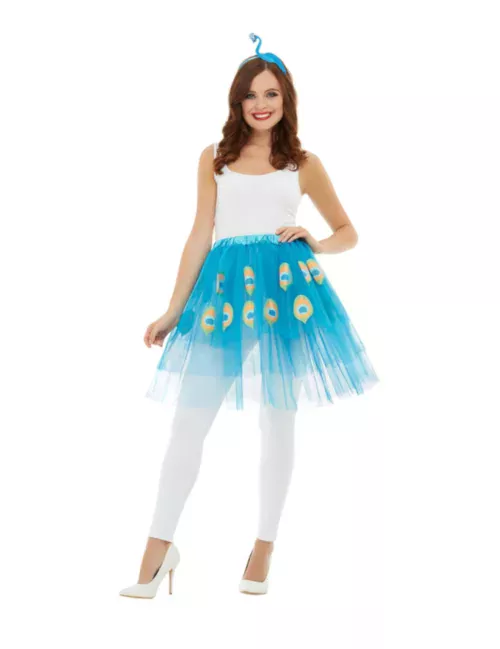 Photo du produit Kit accessoires paon bleu adulte