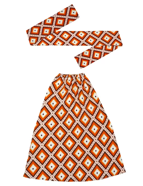 Photo du produit Kit bandeau et jambières années 70 losanges