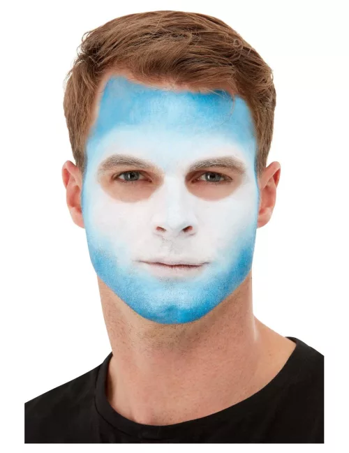 Photo du produit Kit maquillage et tatoo Dia de los Muertos bleu adulte