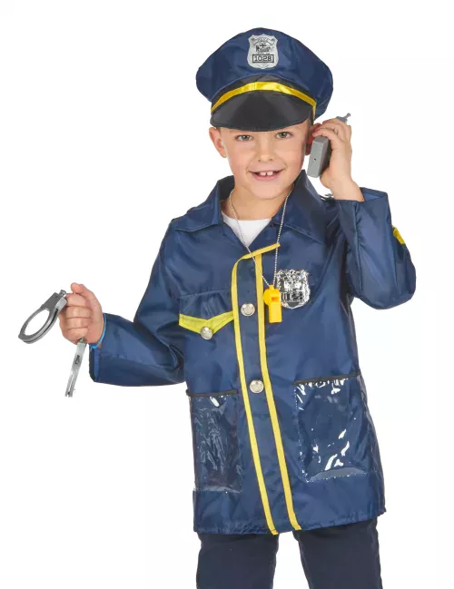 Photo du produit Kit déguisement et accessoires de policier enfant