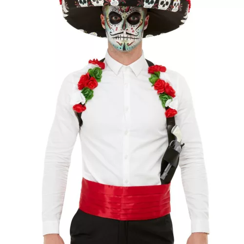 Photo du produit Kit accessoires et chapeau Dia de los muertos adulte