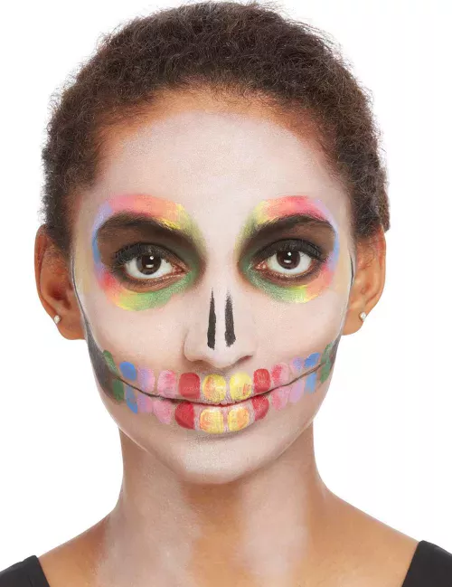 Photo du produit Kit maquillage squelette multicolore femme