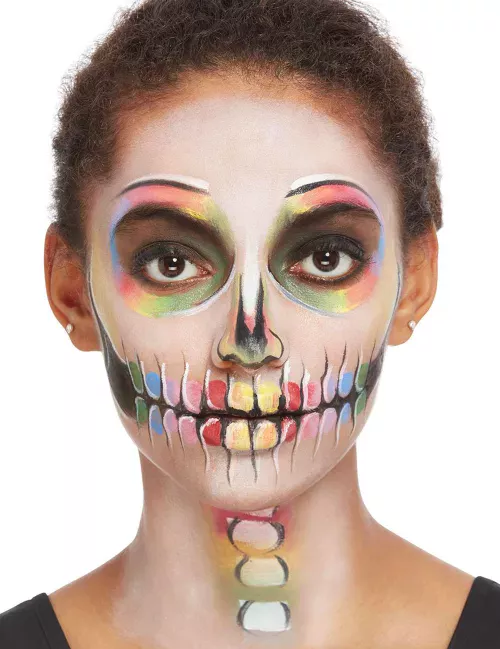 Photo du produit Kit maquillage squelette multicolore femme
