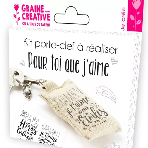 Photo du produit Kit porte-clef à réaliser Papa Maman