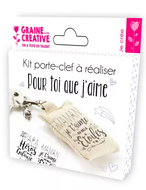 Photo du produit Kit porte-clef à réaliser Papa Maman