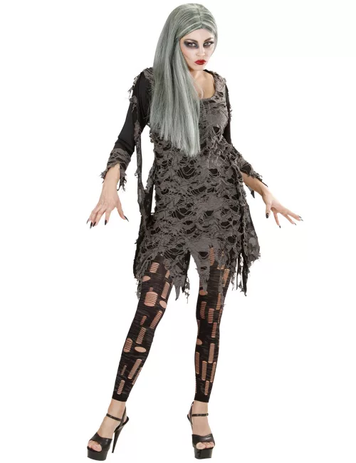 Photo du produit Legging lambeaux zombie femme