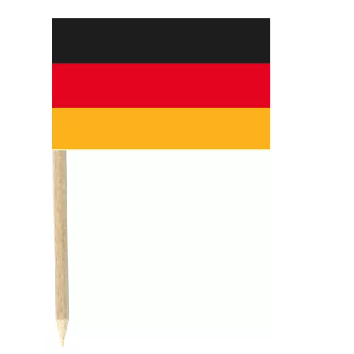 Photo du produit Lot de 50 drapeaux mini-piques Allemagne 3 x 5 cm