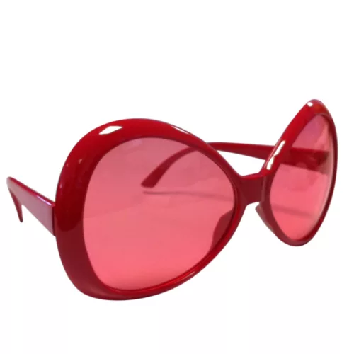 Photo du produit Lunettes disco adulte rouge