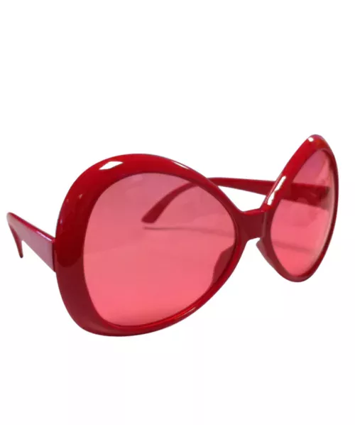 Photo du produit Lunettes disco adulte rouge