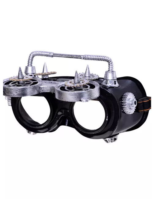 Photo du produit Lunettes mobiles steampunk grise adulte