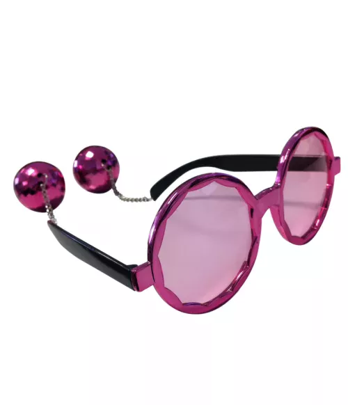 Photo du produit Lunettes roses disco adulte