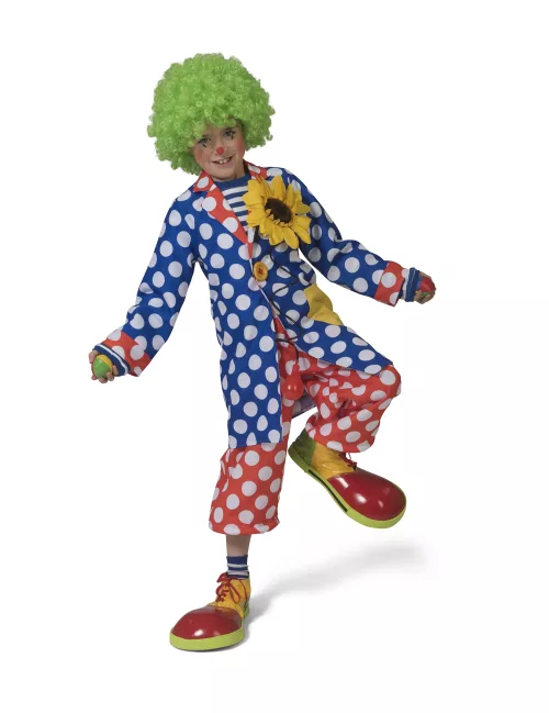 Photo du produit Manteau clown à motifs pois enfant