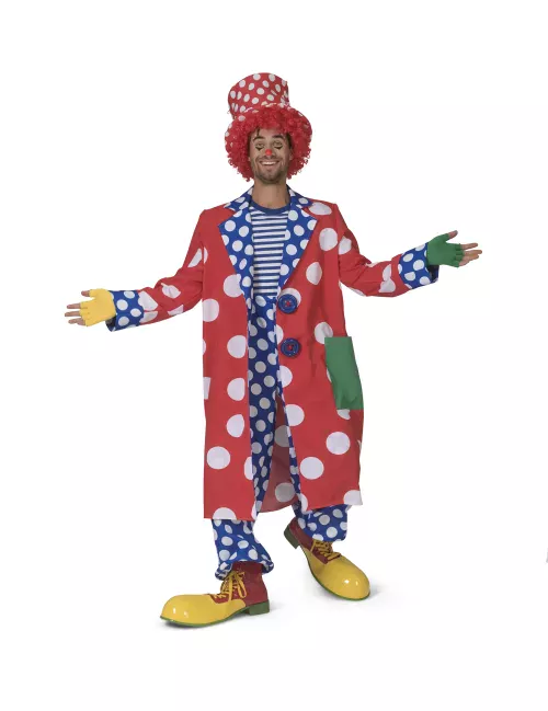 Photo du produit Manteau clown à pois homme