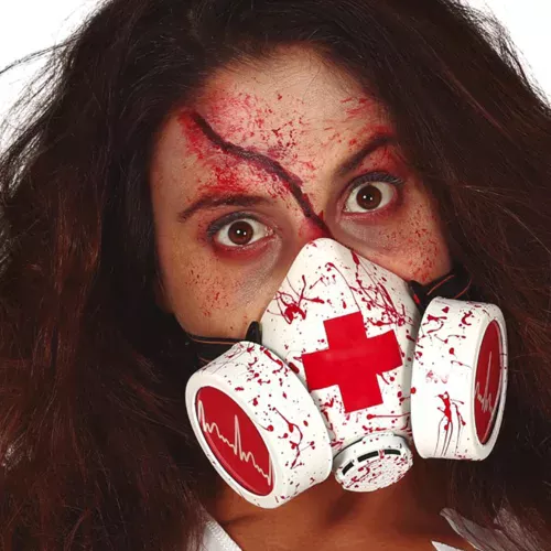Photo du produit Masque à gaz sanglant adulte