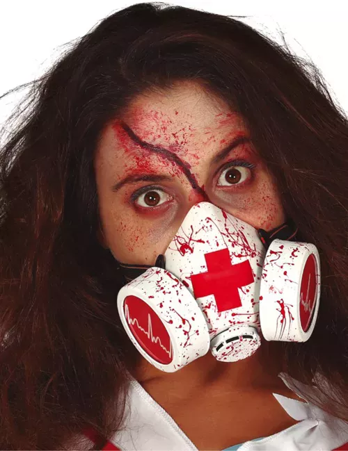 Photo du produit Masque à gaz sanglant adulte