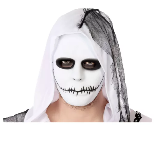 Photo du produit Masque blanc bouche cousue adulte