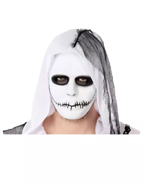 Photo du produit Masque blanc bouche cousue adulte