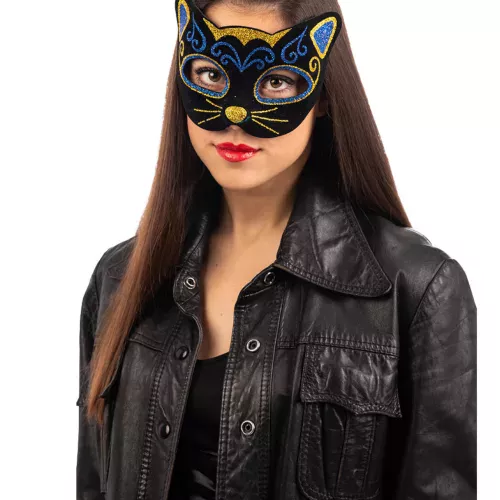 Photo du produit Masque chat coloré adulte
