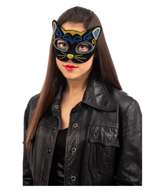 Photo du produit Masque chat coloré adulte