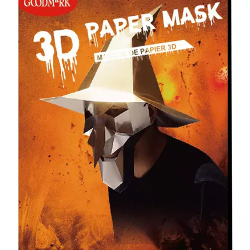 Photo du produit Masque de papier 3D sorcière adulte